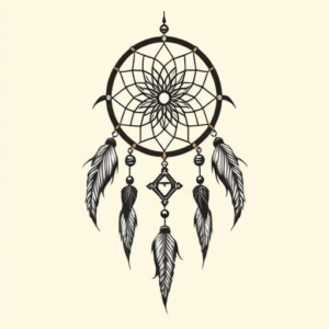 Masculine Dreamcatcher Tattoo