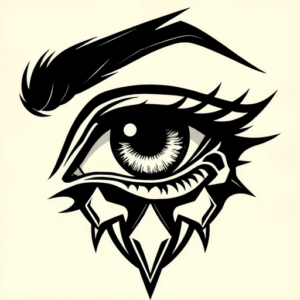 Masculine Eye Tattoo