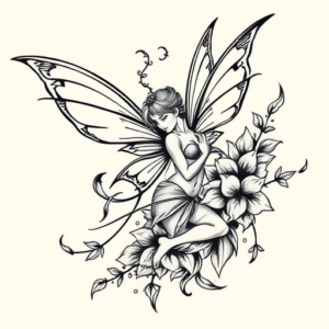 Masculine Fairy Tattoo