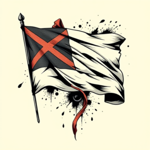 Masculine Flag Tattoo