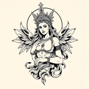Masculine Goddess Tattoo