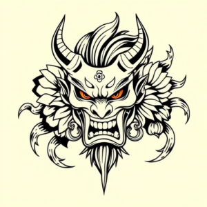 Masculine Hannya Tattoo