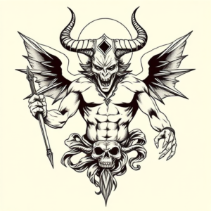 Masculine Hecate Tattoo