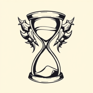 Masculine Hourglass Tattoo
