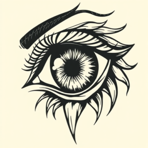 Masculine Iris Tattoo