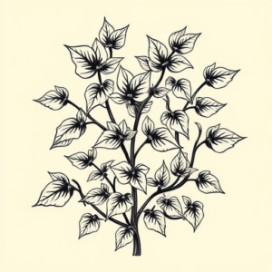 Masculine Ivy Tattoo