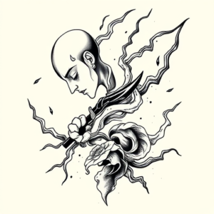 Masculine Kintsugi Tattoo