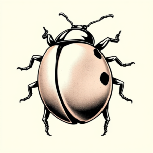 Masculine Ladybug Tattoo