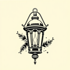 Masculine Lantern Tattoo