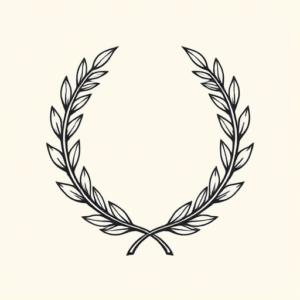 Masculine Laurel Tattoo