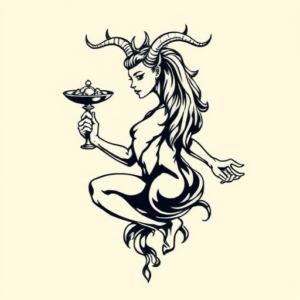 Masculine Libra Tattoo