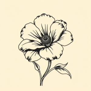 Masculine Marigold Tattoo