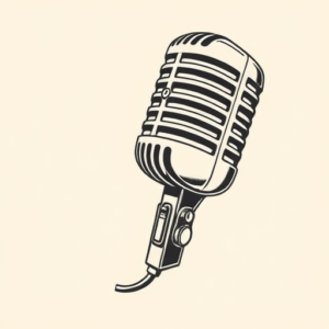 Masculine Microphone Tattoo