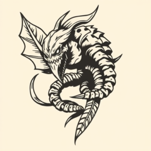 Masculine Monstera Tattoo