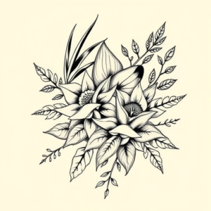 Masculine Nature Tattoo