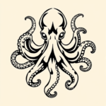 Masculine Octopus Tattoo