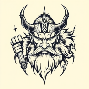 Masculine Odin Tattoo
