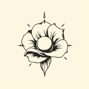 Masculine Pearl Tattoo