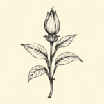 Masculine Plant Tattoo