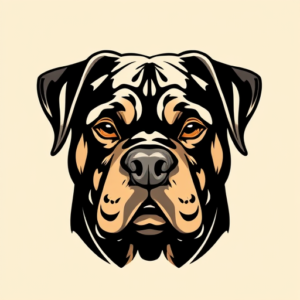 Masculine Rottweiler Tattoo