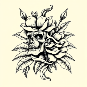 Masculine Sampaguita Tattoo