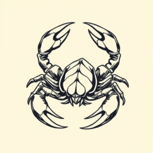 Masculine Scorpio Tattoo