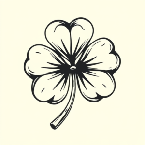 Masculine Shamrock Tattoo