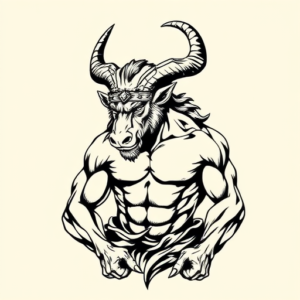 Masculine Sisyphus Tattoo