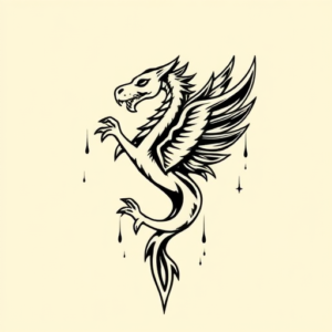 Masculine Slytherin Tattoo
