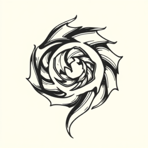 Masculine Spiral Tattoo