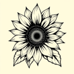 Masculine Sunflower Tattoo