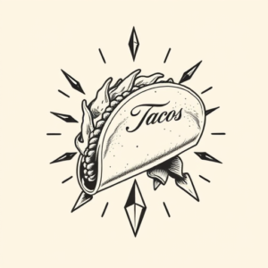 Masculine Taco Tattoo