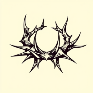 Masculine Thorn Tattoo