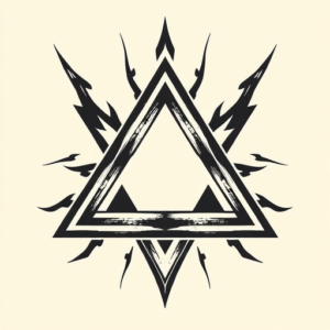 Masculine Triangle Tattoo