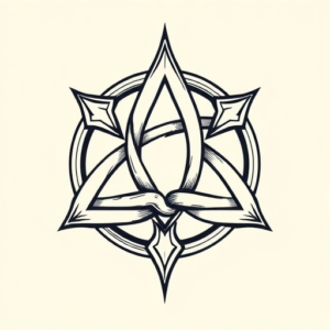 Masculine Triquetra Tattoo