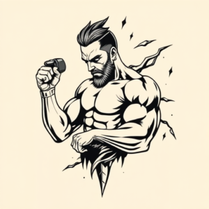 Masculine Turbo Tattoo