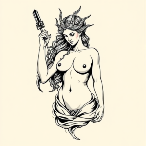 Masculine Venus Tattoo