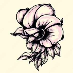 Masculine Violet Tattoo