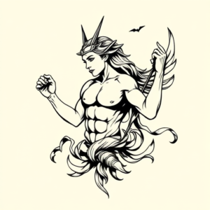 Masculine Virgo Tattoo