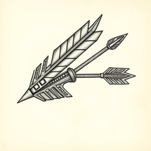 Mayan Arrow Tattoo