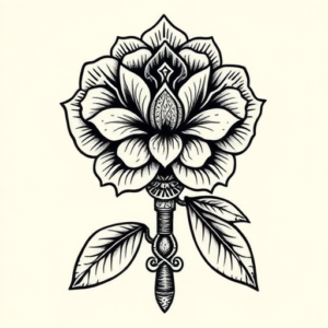 Mayan Carnation Tattoo