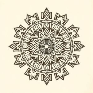 Mayan Mandala Tattoo