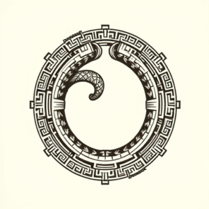 Mayan Ouroboros Tattoo