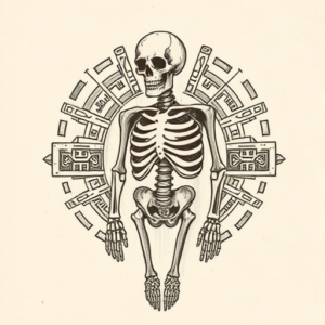Mayan Skeleton Tattoo