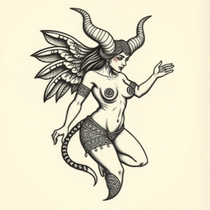 Mayan Succubus Tattoo