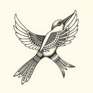 Mayan Swallow Tattoo