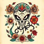 Mexican Alien Tattoo