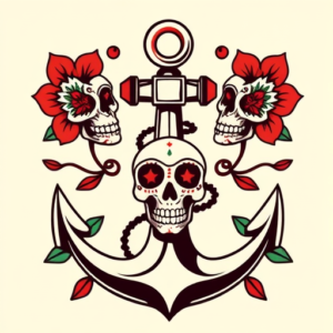 Mexican Anchor Tattoo