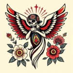 Mexican Angel Tattoo