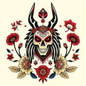 Mexican Anubis Tattoo